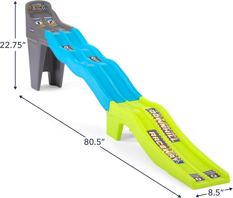 SIMPLAY3 Fast Track Downhill Raceway, Dual Racetrack for Kids Cars for Toddlers, 2 Toy Race Cars Included, Made in USA - Image 4